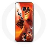 Maniacase Hoesje voor Samsung Galaxy S7 The Lion King Simba en Mufasa