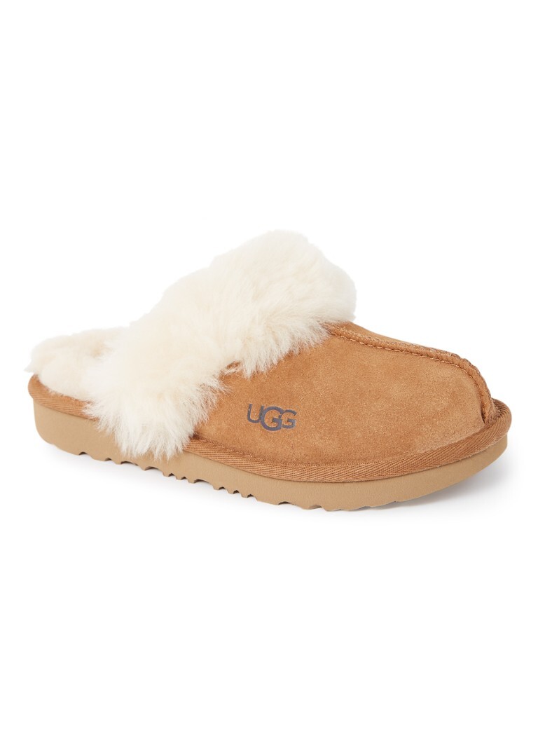 UGG UGG Cozy II pantoffel van suède en wol