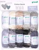 Gründl Wolle 6145-3 Cotton Quick Mini Shades of Grey 10x15gram