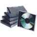 Pudelko Q-CONNECT CD/DVD hoesjes, standaard, transparant, 10 stuks