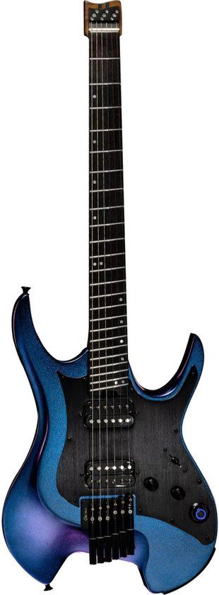 Mooer GTRS Guitars Wing 900 Aurora Purple Headless Intelligent Guitar