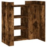 VidaXL Dressoir, 73,5x35x75 cm, bewerkt hout, gerookt eikenkleurig