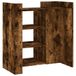 VidaXL Dressoir, 73,5x35x75 cm, bewerkt hout, gerookt eikenkleurig