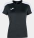 Joma Academy III Shirt Korte Mouw Dames - Zwart / Wit - Maat L