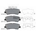 Textar Kit de plaquettes de frein, frein à disque 2211003 Ford USA 1936688
