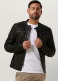 Goosecraft Gc Jacket965 Heren Leren Jas - Zwart - Maat S