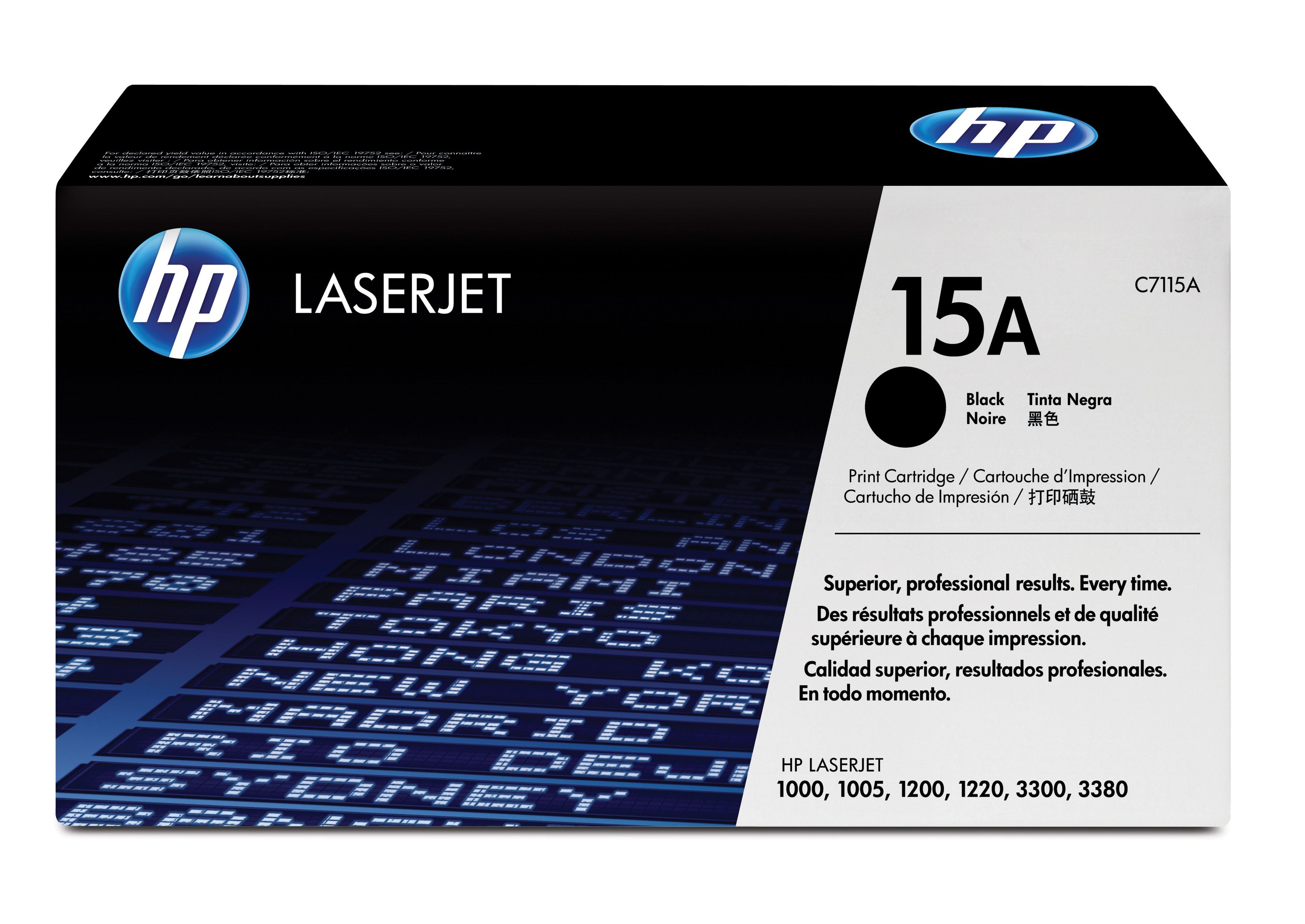 HP 15A Zwarte Originele LaserJet Tonercartridge - C7115A