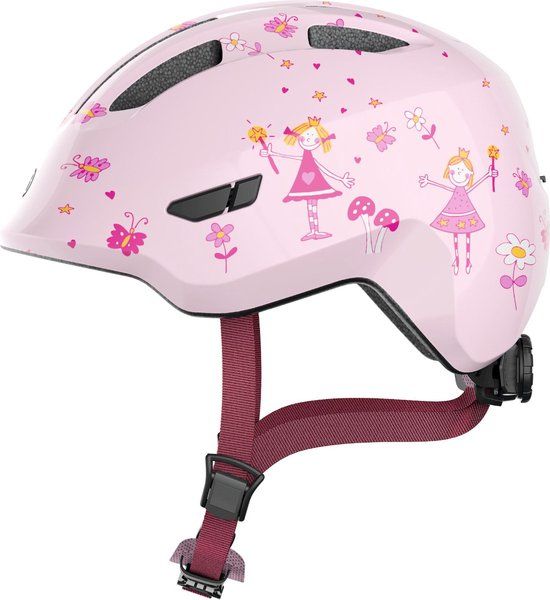 Abus Smiley 3.0 Kinderfietshelm - Rose Princess - M - 50-55 cm