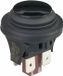 interBär 3656-001.22 Bouton-poussoir 250 V/AC 16 A 2x hors/(en) Momentané IP65 Noir