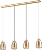 Eglo Alobrase Hanglamp - E27 - 108 cm - Koper/Amber