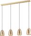 Eglo Alobrase Hanglamp - E27 - 108 cm - Koper/Amber