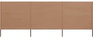 Pinnacle Living Écran de confidentialité Camping - 3 Panneaux - 400 x 80 cm - Taupe