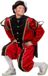 Wilbers Piet zwart/rood imitatie fluweel kostuum voor volwassenen XL