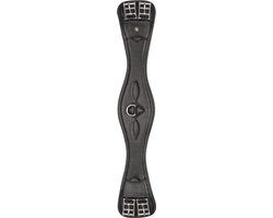 Comfort Short Leather Girth - Black - Dressage - Horse