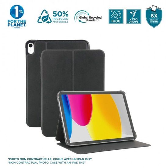 Mobilis RE.LIFE for iPad Pro 11 2024 M4 Black 50% Recycle - Notebook