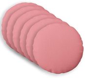 vidaXL - Kussensloop - 6 st - HEERLEN - Roze - Ø 40 cm - Stof