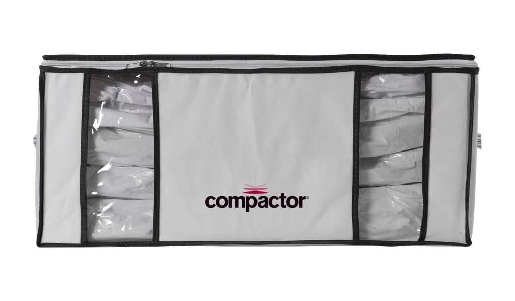 Compactor Life XXL - Kledingopbergzak - Wit/Grijs