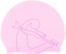 Cressi Ricky Jr Badmuts - Junior badmuts, roze/roze, eenheidsmaat