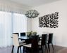 Goodivery Décoration murale Arbre Bois Noir 40x97.5 cm
