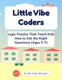Little Vibe Coders Brain Games for Kids Ages 5-7