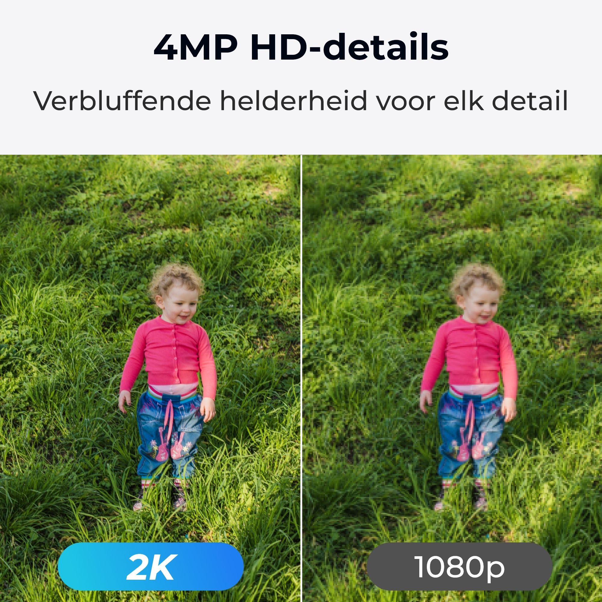 Reolink 4G LTE Batterij Buitencamera - Waterdicht - 4MP Persoons-/Voertuig-/Dierdetectie - Nachtzicht - Go Series G330