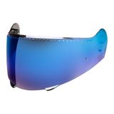 Schuberth SV4, visière miroir, couleur: Bleu Réfléchissant