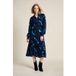 POM Amsterdam Robe Bleu Plumes et Fleurs - Taille 38