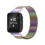 By Qubix Qubix - Milanese Bandje voor Garmin Forerunner 35 / 30 - Multicolor