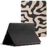 Selencia Vivid tablethoes voor de Samsung Galaxy Tab A9 Plus - Art Wave Black