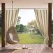 Eurofirany Garden Serie - Waterdichte Gordijn - 155x240 cm - Beige