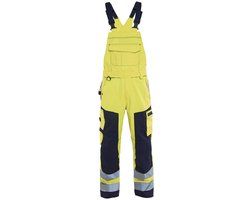 Blåkläder Multinorm bretelbroek 2608-1514 - High Vis Geel/Marineblauw - Maat 54