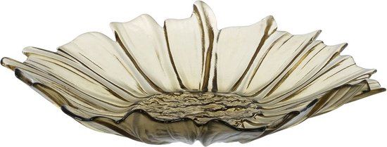 Middenstuk Olijf Kristal 42 x 42 x 7,5 cm