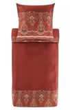 BASSETTI Satijnen bedlinnenset SABBIONETA Bordeaux R2 200x200+2x80x80