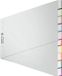 Leitz tabbladen, blanco, A4 breed, 5-delig