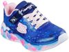 Skechers Eternal Heart Lights Schoenen Zonder Veters Blauw EU 28 1/2 Meisje