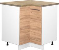Vicco Fame-Line Hoekkast – 80.5 cm, WB Eik Krachtige eik goud