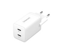 Intenso W40CC 40W USB-C GaN Adaptateur - 2x USB-C - Blanc