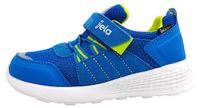 Jela Chaussures enfant garçon Chaussures basses Chaussure à scratch Bleu Loisir