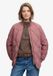 Superdry Korte Onion Quilt Liner Veste Femme Matelassée Roan Rouge Burgundy