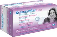 FarmaconfortPlus Algodon Inkontinenz Einlagen Mini, 15 Stück