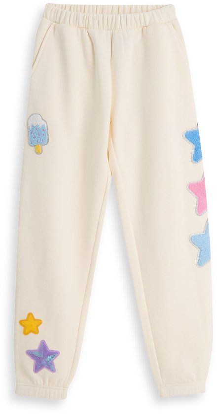 4PRESIDENT Broek Meisjes - Cream - Maat 164