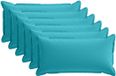 vidaXL Coussin BOIS Turquoise Polyester 40 x 80 cm (6 pièces)