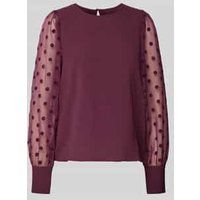 VERO MODA - VMALVA DETAIL LS TOP WVN - Winetasting - XS - Women