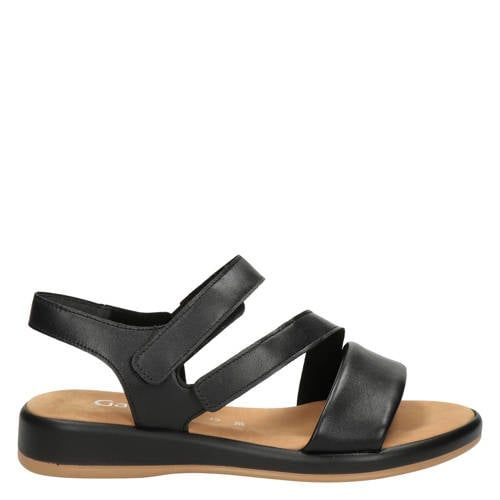 Gabor leren sandalen zwart