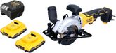 DeWalt DCS 571 D2 accucirkelzaag 18 V 115 mm borstelloos + 2x accu 2.0 Ah + lader