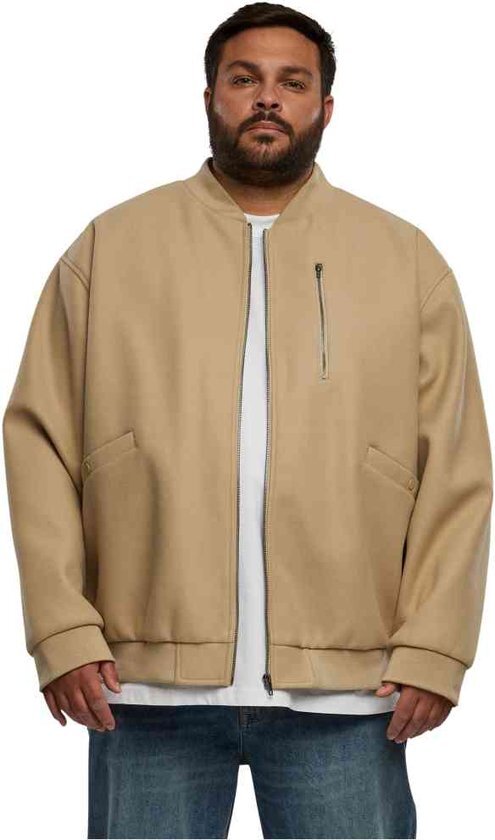 Urban Classics - Bomber Blouson Jacket - S - Beige