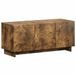 vidaXL meuble TV 90 x 34,5 x 40 cm chêne fumé bois transformé