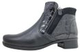 ACO Haustechnik Aco Steffi 77 Damenschuhe Stiefeletten Reißverschluss Schwarz Freizeit