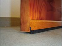 BURCASA 091, zelfklevende borstel voor onder de deur, 5 cm SAPELI 127360 HOUT
