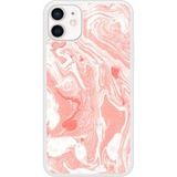 iPhone 12 Marbre Rose Bedrukt siliconen hoesje